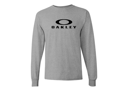 Men's Oakley Logo Gildan Heavy Cotton Long Sleeve T-Shirt