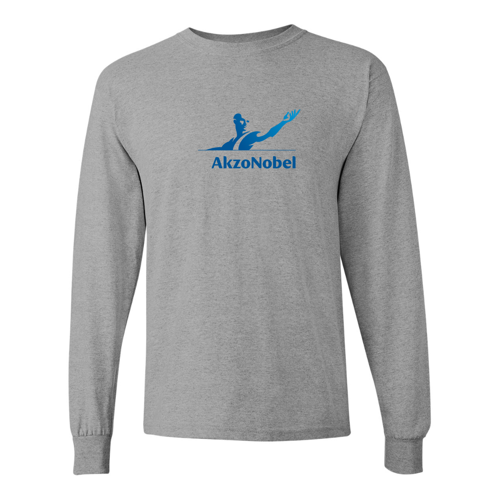 Men's AkzoNobel Logo Gildan Heavy Cotton Long Sleeve T-Shirt