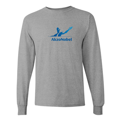Men's AkzoNobel Logo Gildan Heavy Cotton Long Sleeve T-Shirt