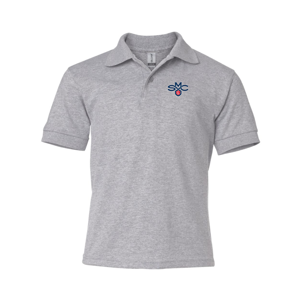 Youth Saint Marys Gaels Logo Gildan Dry Blend Jersey Polo