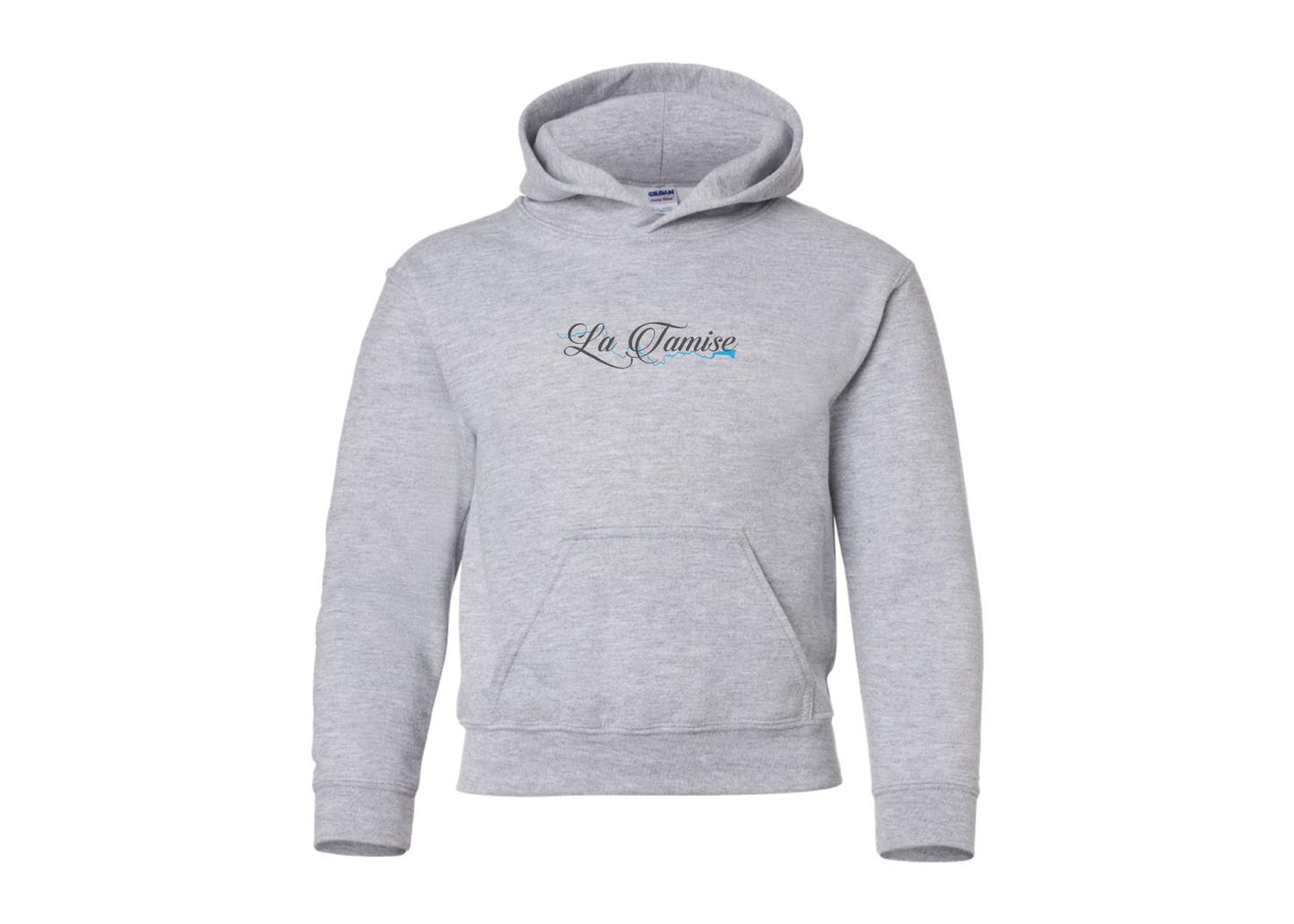 Youth La Tamise Logo Gildan Heavy Blend  Hooded Sweatshirt