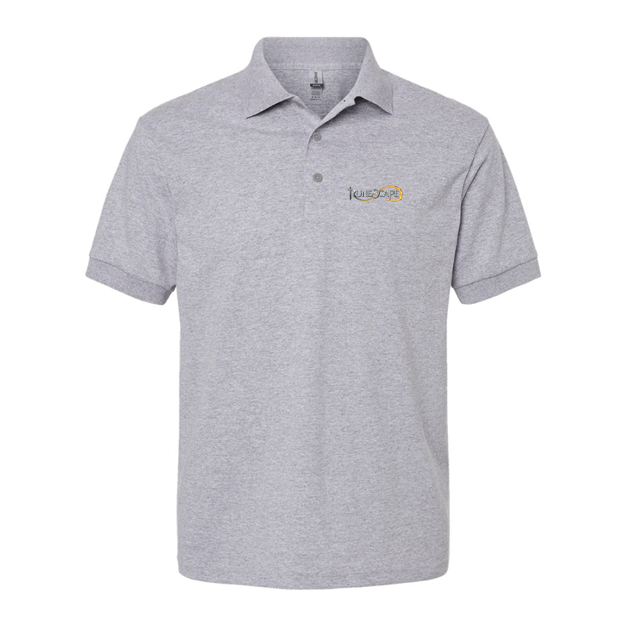 Men's Runescape Logo Gildan Dry Blend Jersey Polo