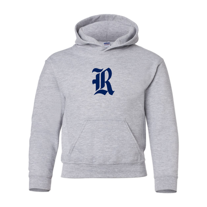 Youth Rice Owls Logo Gildan Heavy Blend  Hooded Sweatshirt