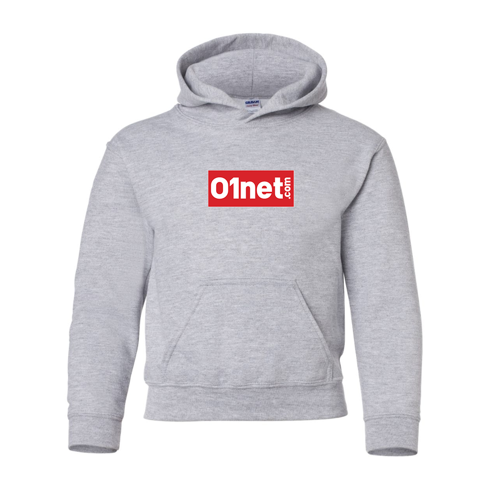 Youth 01net Logo Gildan Heavy Blend  Hooded Sweatshirt