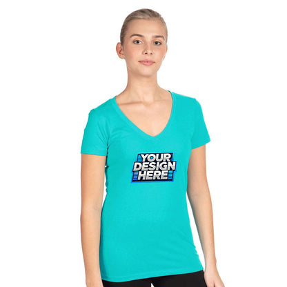 Customize - Next Level - Women's Ideal V-Neck T-Shirt - 1540