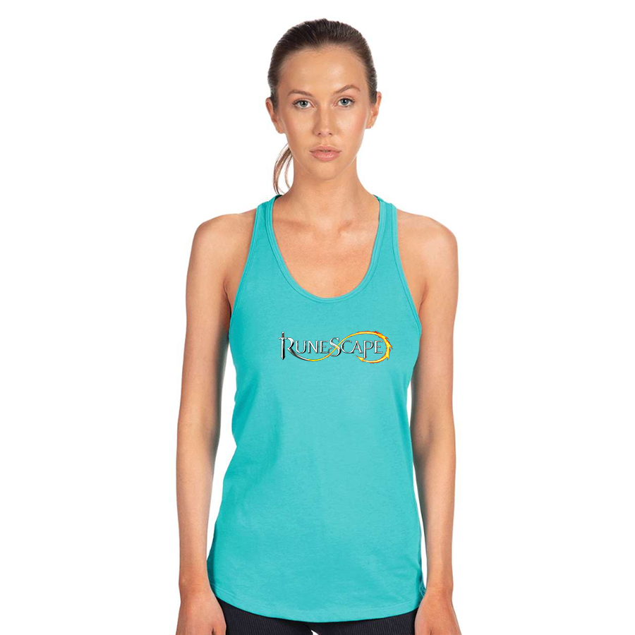 Women's Runescape Logo Next Level Ideal Racerback Tank