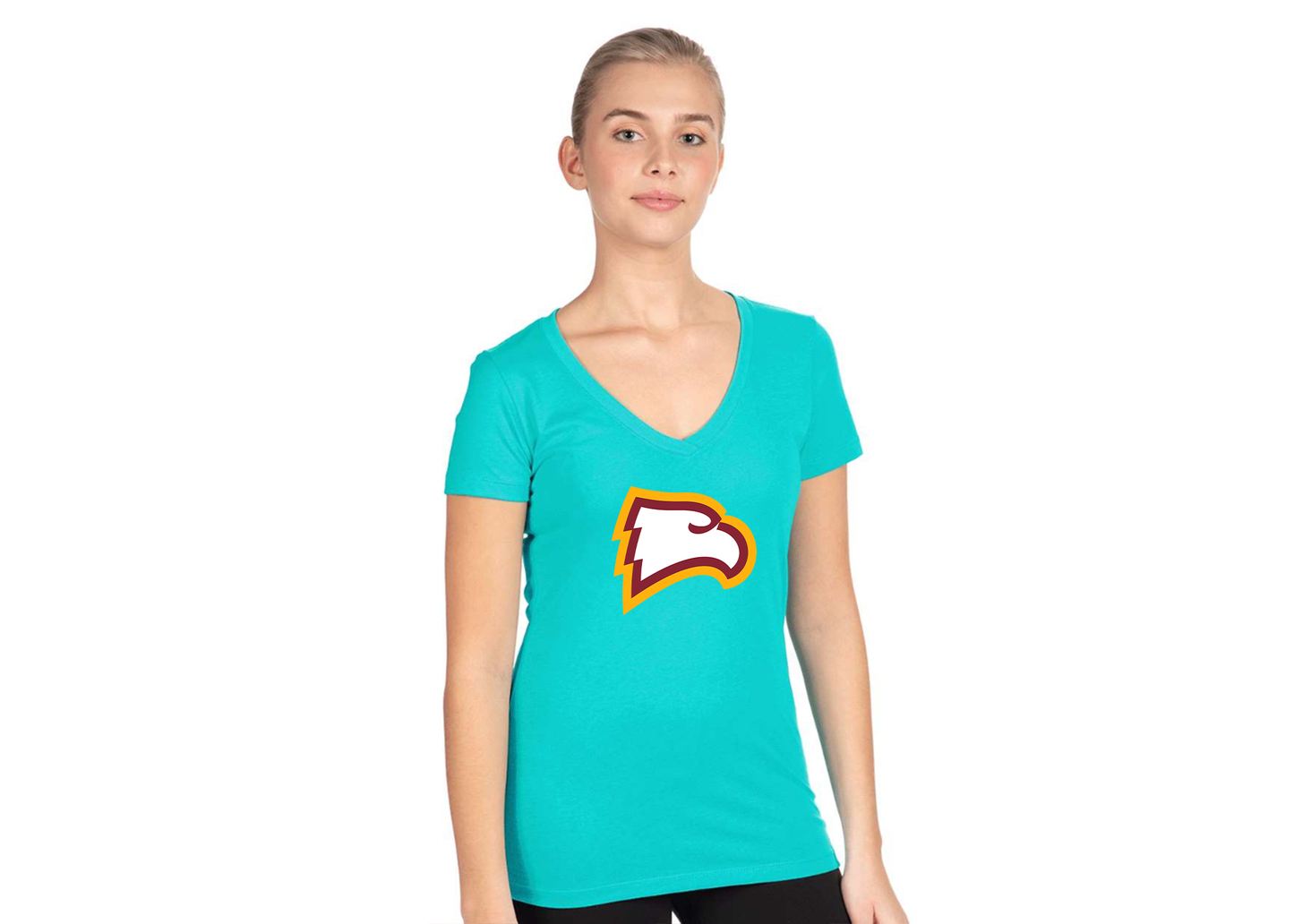 Women's Winthrop Eagles Next Level V-Neck T-Shirt