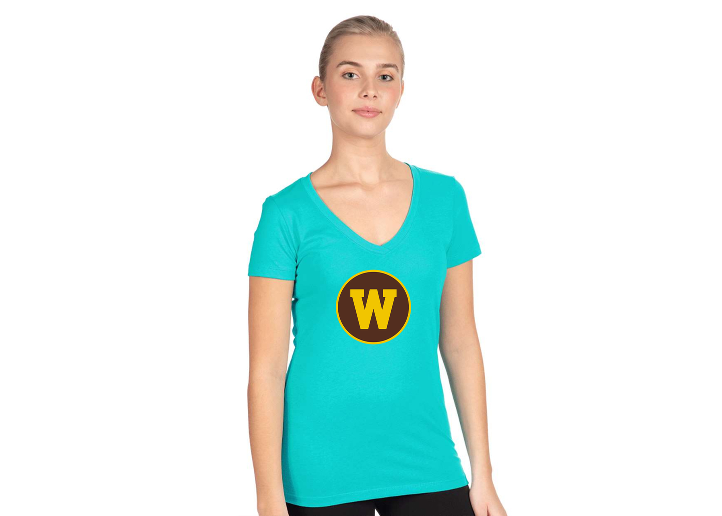 Women's Western Michigan Broncos Next Level V-Neck T-Shirt