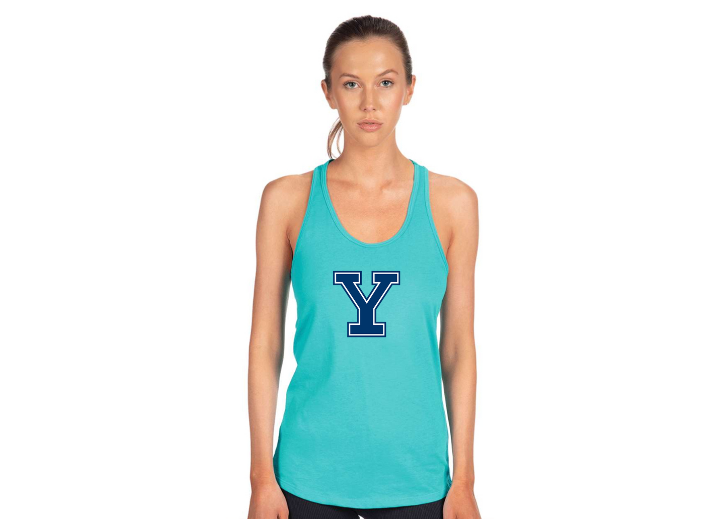 Women's Yale Bulldogs Next Level Ideal Racerback Tank