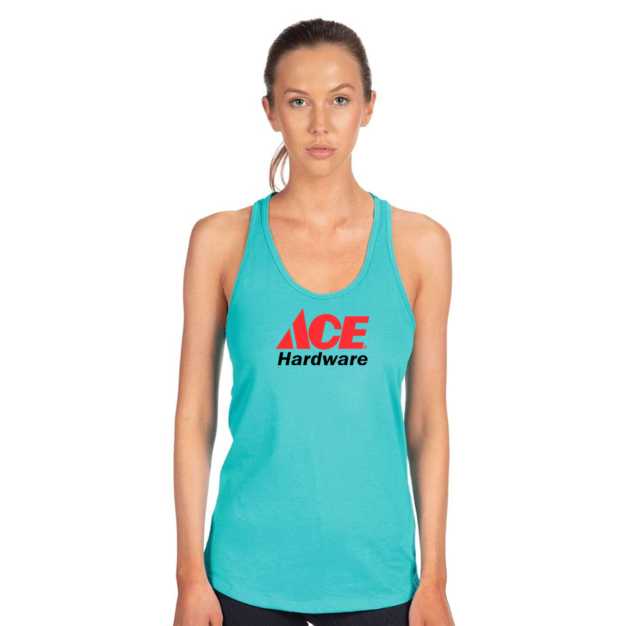 Women's ACE Hardware Logo Next Level Ideal Racerback Tank