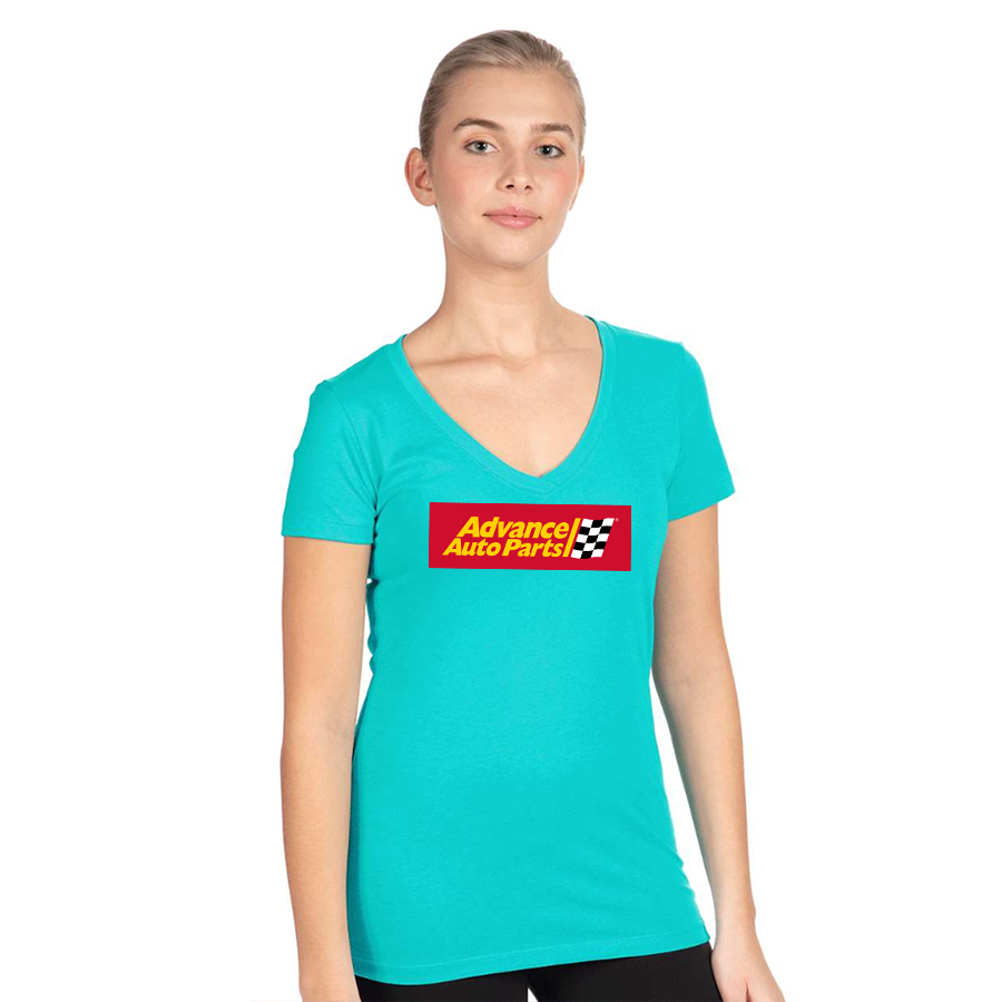 Women's Advance Auto Parts Logo Next Level V-Neck T-Shirt