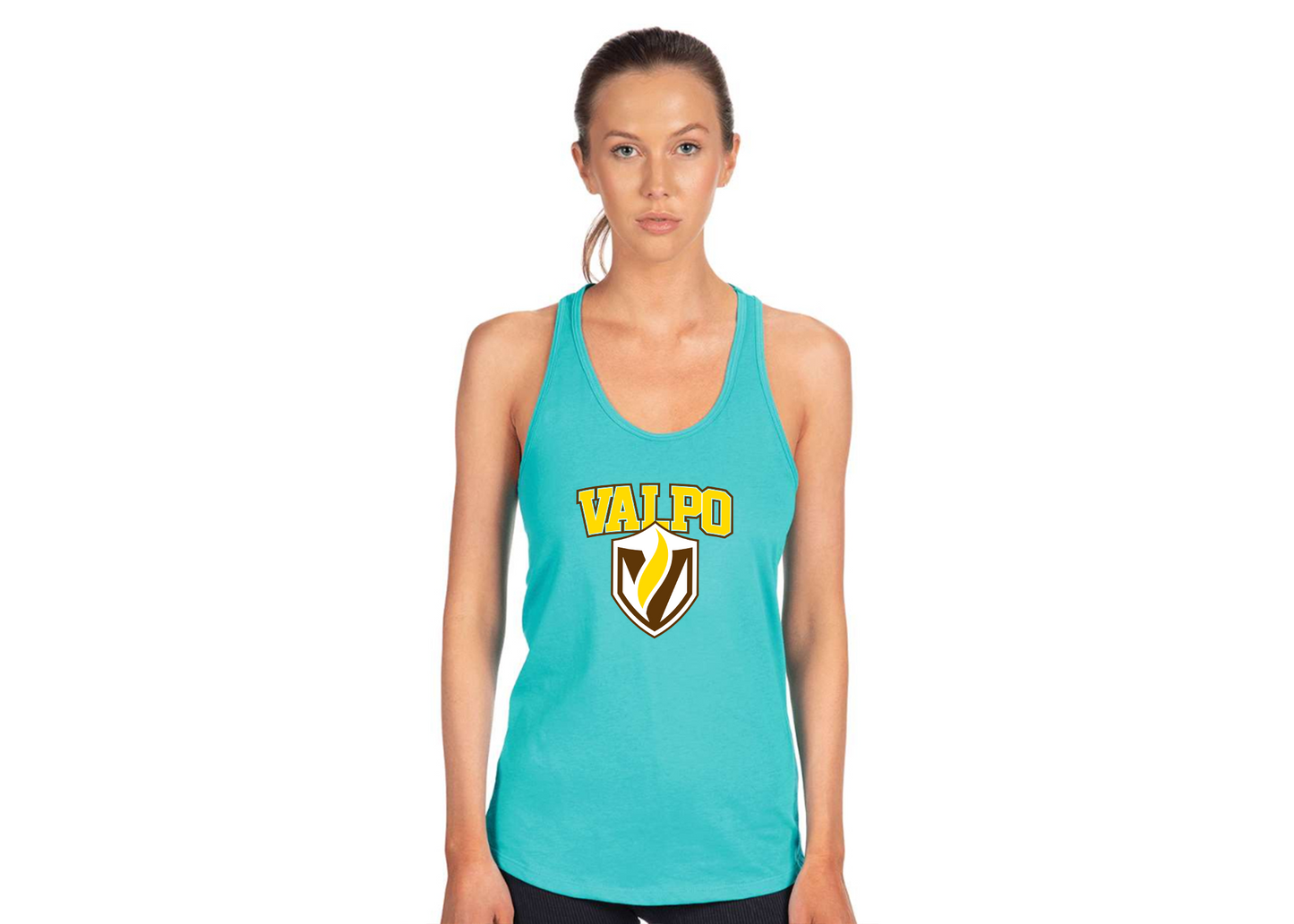 Women's Valparaiso Crusaders Next Level Ideal Racerback Tank