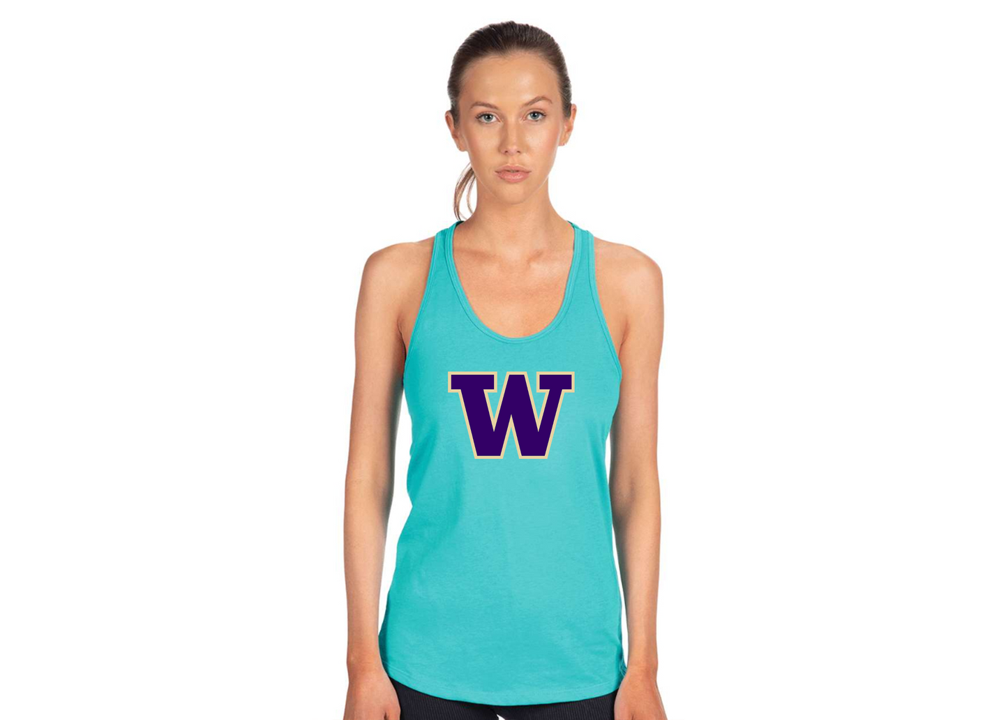Women's Washington Huskies Next Level Ideal Racerback Tank