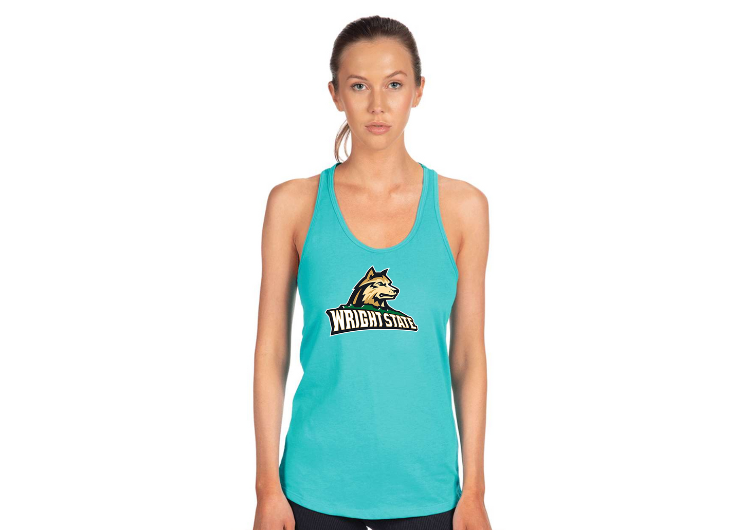 Women's Wright State Raiders Next Level Ideal Racerback Tank