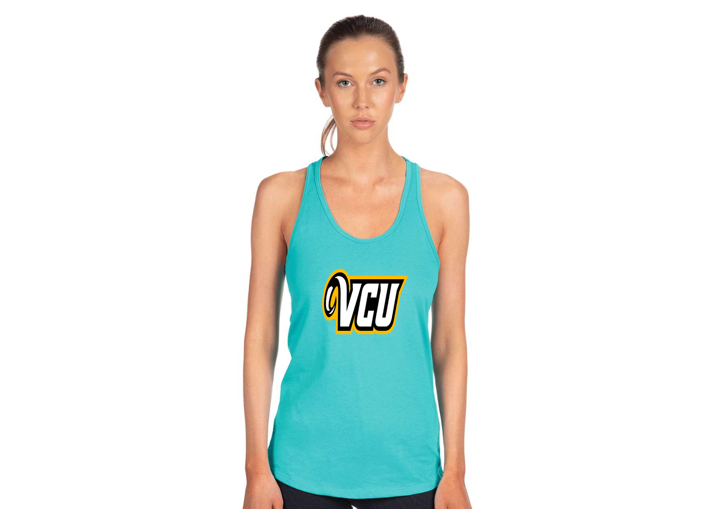 Women's Virginia Commonwealth Rams Next Level Ideal Racerback Tank