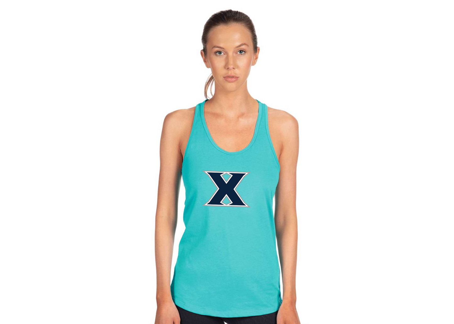 Women's Xavier Musketeers Next Level Ideal Racerback Tank