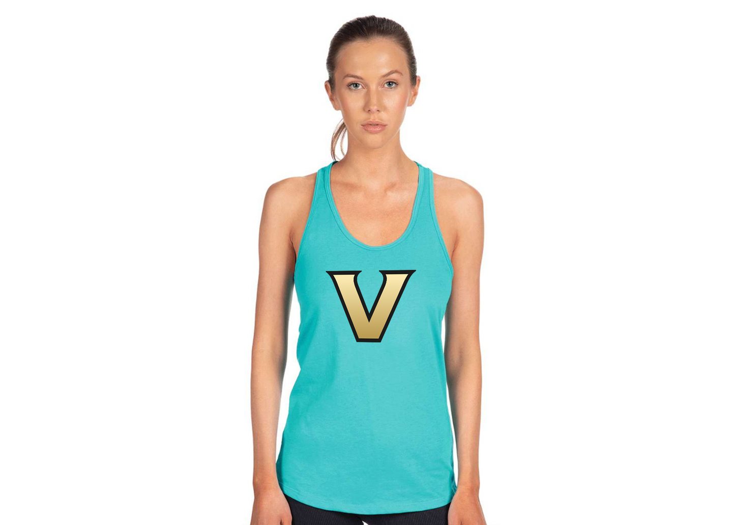 Women's Vanderbilt Commodores Next Level Ideal Racerback Tank