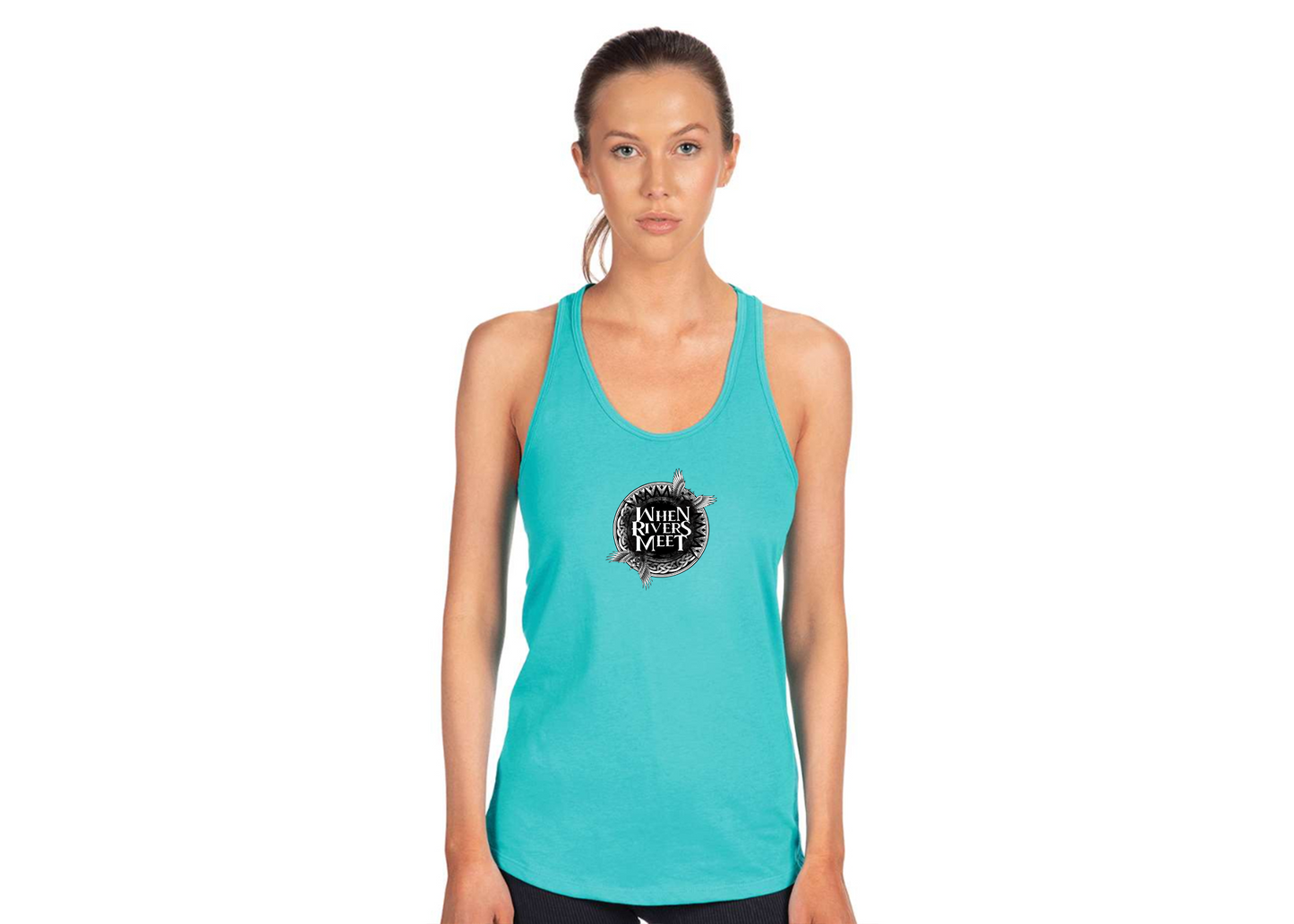 Women's When Rivers Meet Next Level Ideal Racerback Tank