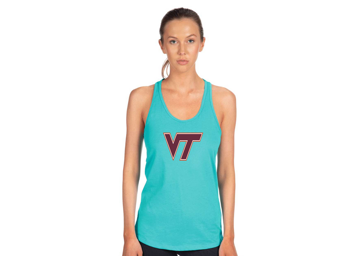 Women's Virginia Tech Hokies Next Level Ideal Racerback Tank