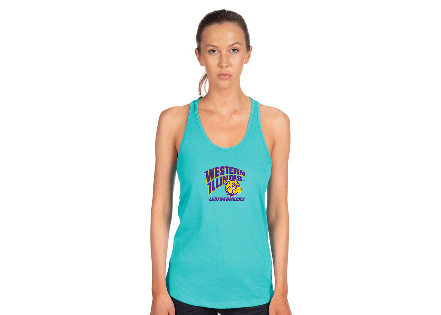 Women's Western Illinois Leathernecks Next Level Ideal Racerback Tank