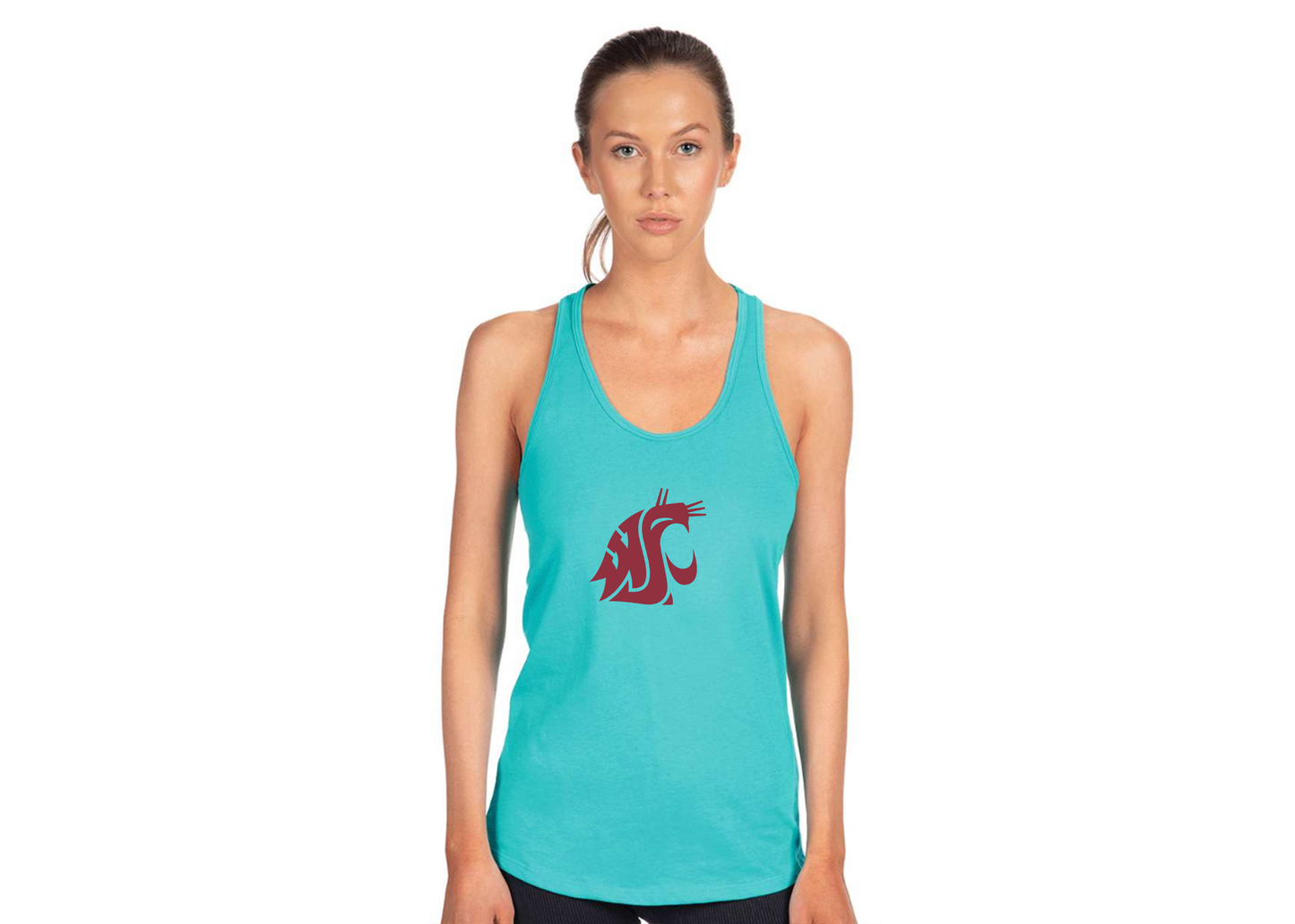 Women's Washington State Cougars Next Level Ideal Racerback Tank