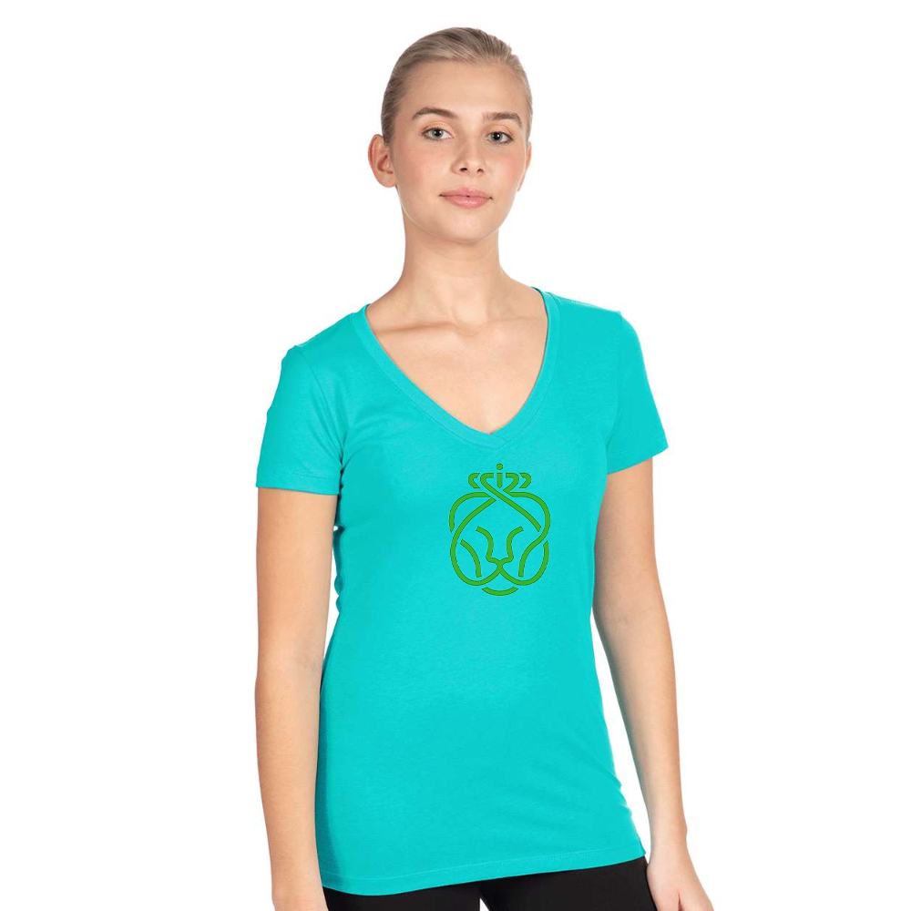 Women's Ahold Delhaize Symbol  Next Level V-Neck T-Shirt
