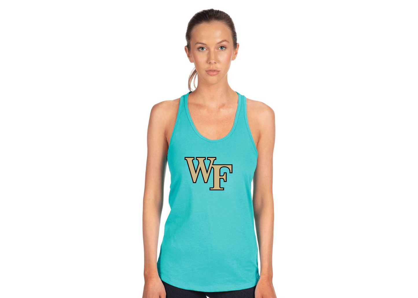 Women's Wake Forest Demon Deacons Next Level Ideal Racerback Tank