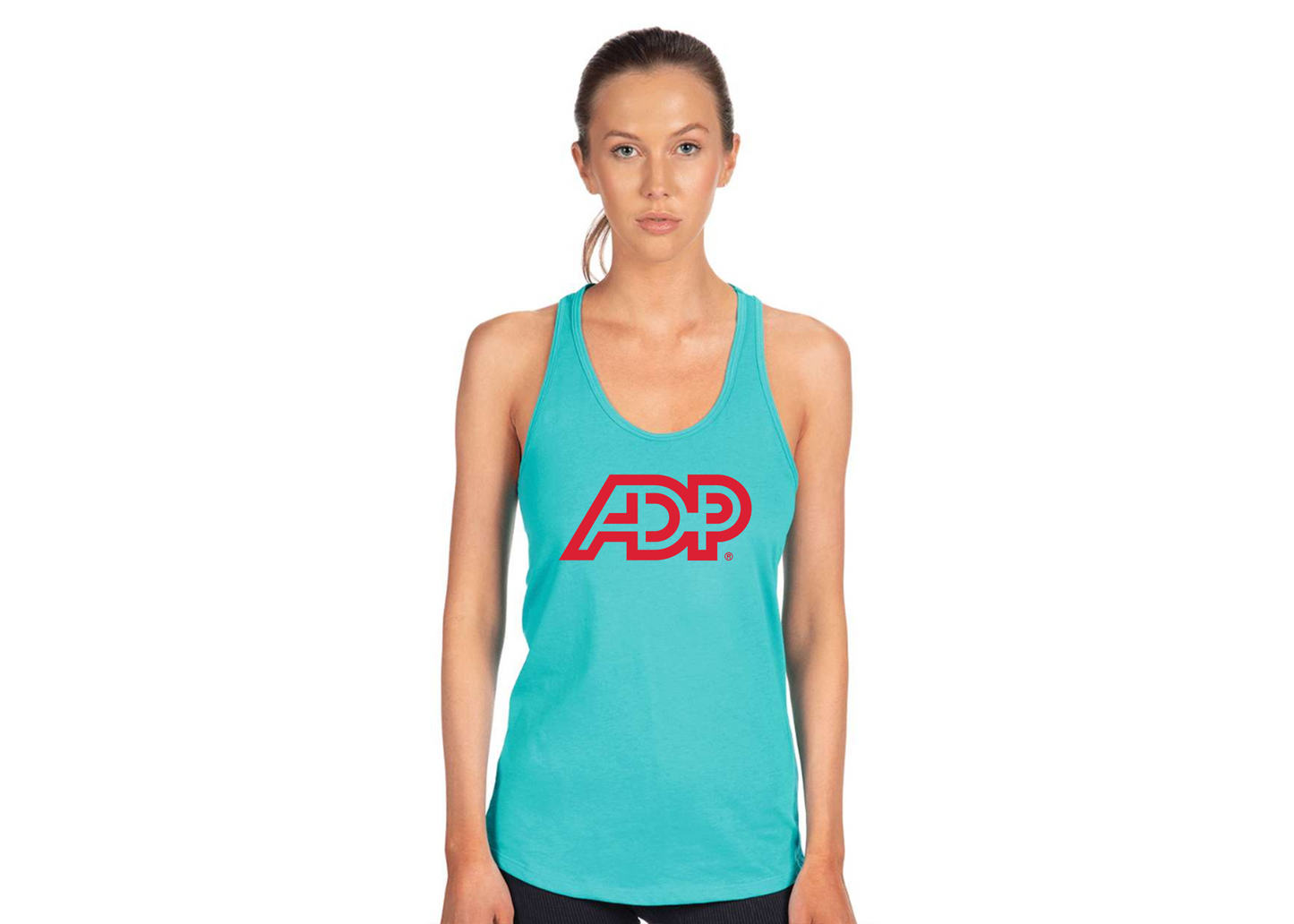 Women's ADP Logo Next Level Ideal Racerback Tank