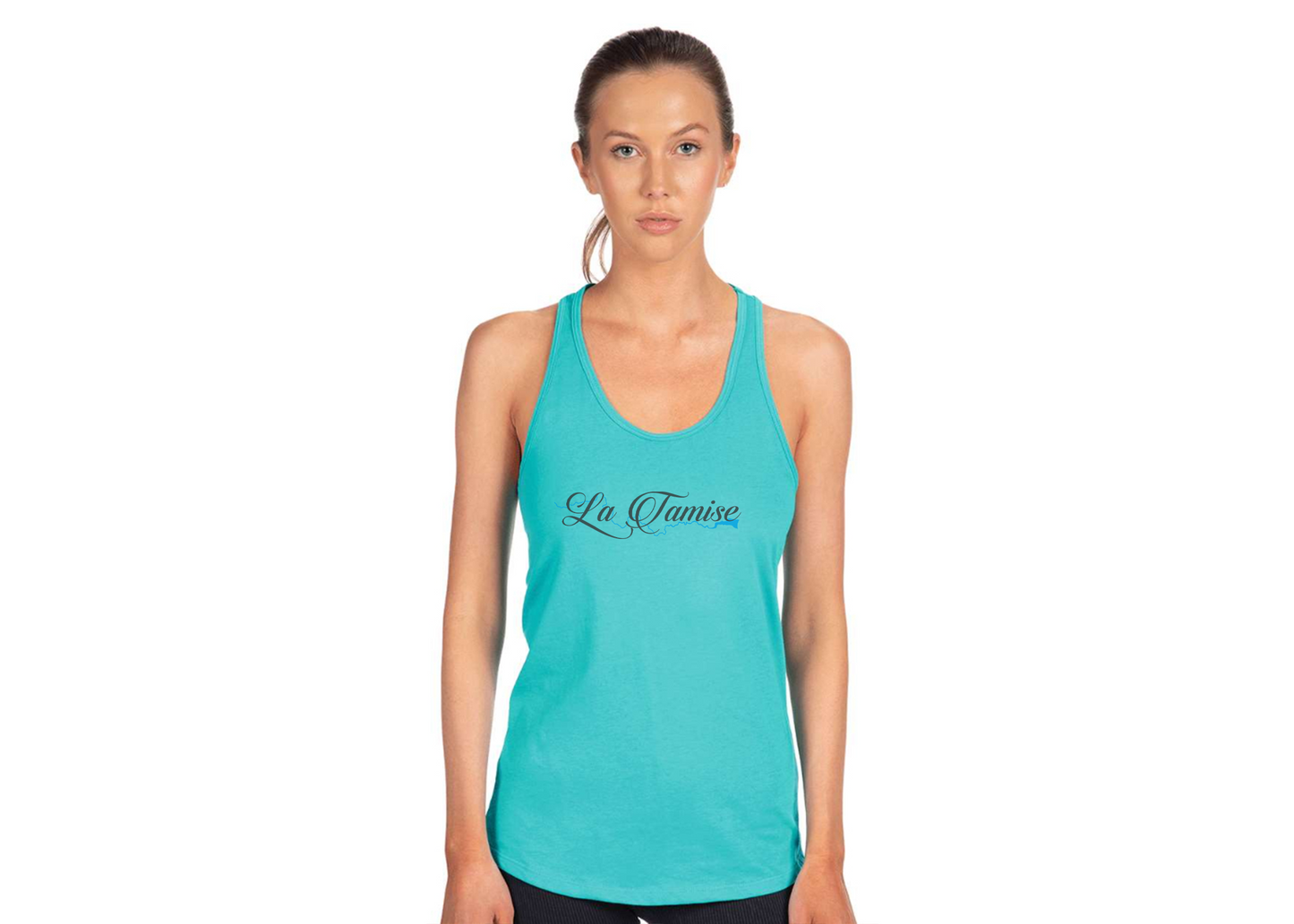 Women's La Tamise Logo Next Level Ideal Racerback Tank