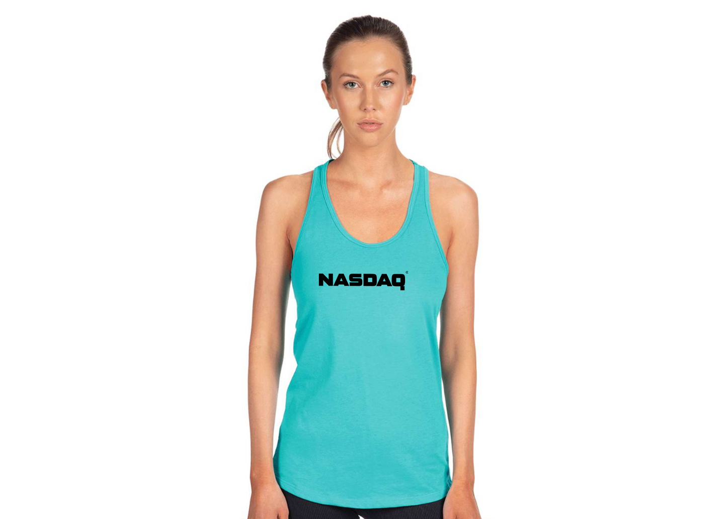 Women's Nasdaq Logo Next Level Ideal Racerback Tank