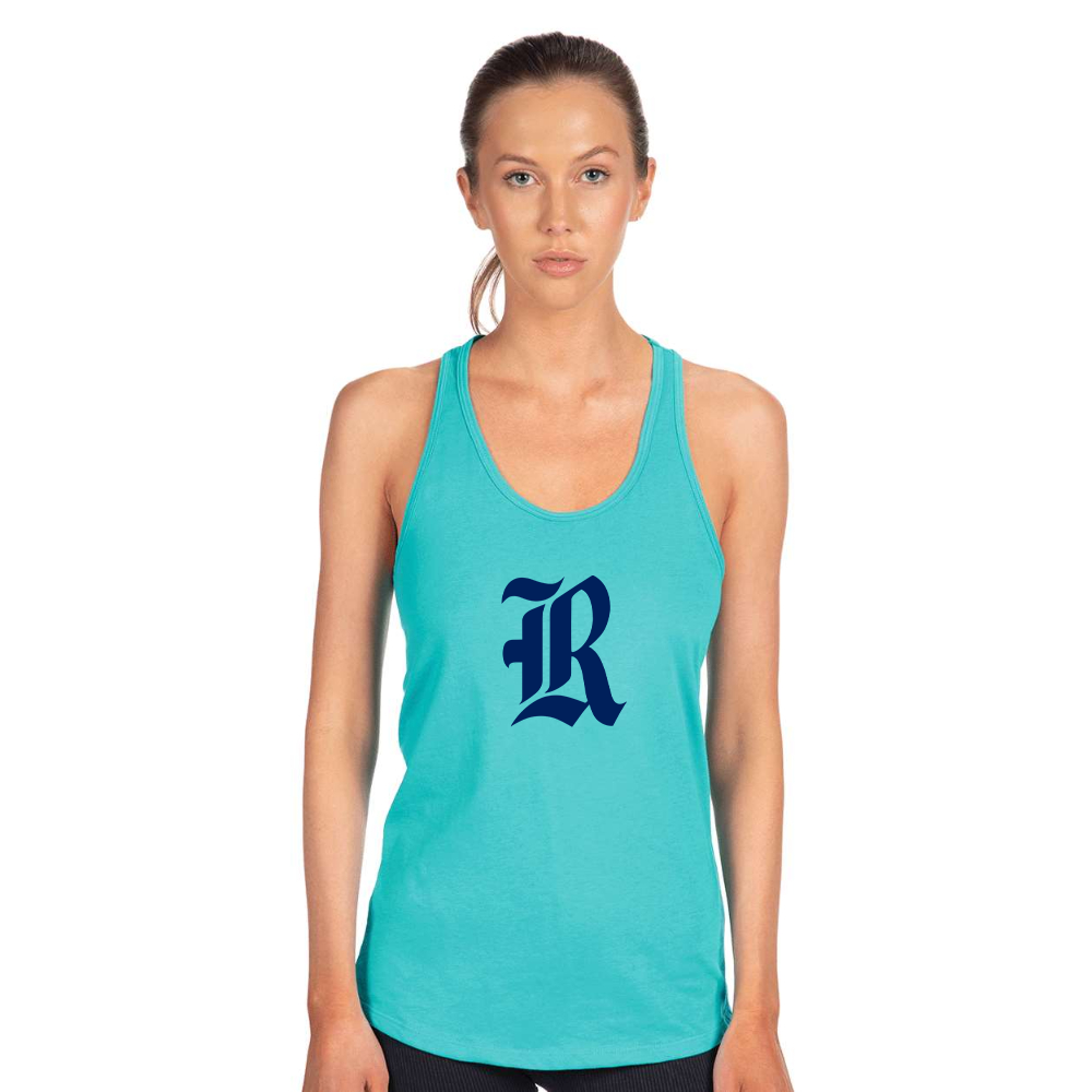 Women's Rice Owls Logo Next Level Ideal Racerback Tank