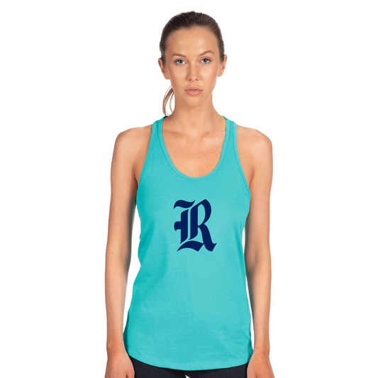 Women's Rice Owls Logo Next Level Ideal Racerback Tank
