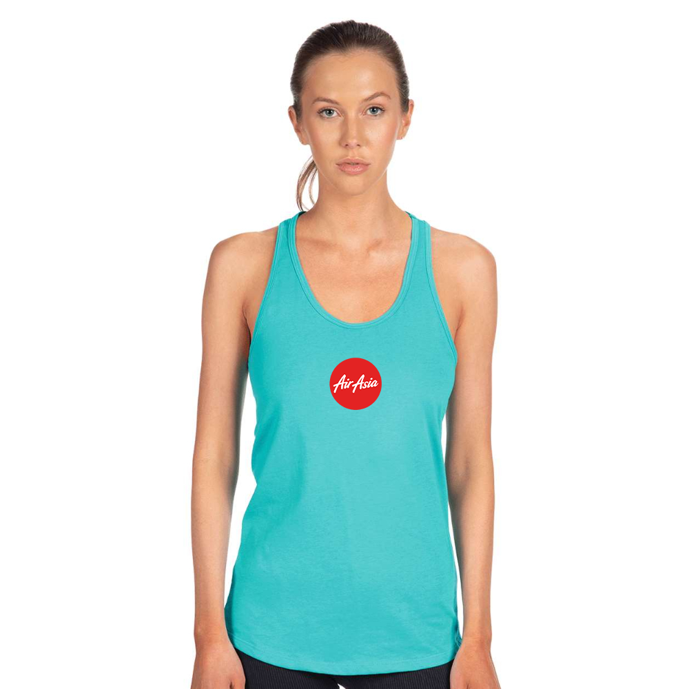 Women's Air Asia Logo Next Level Ideal Racerback Tank