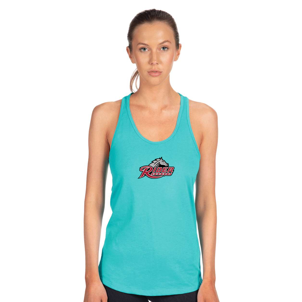 Women's Rider Broncs Logo Next Level Ideal Racerback Tank