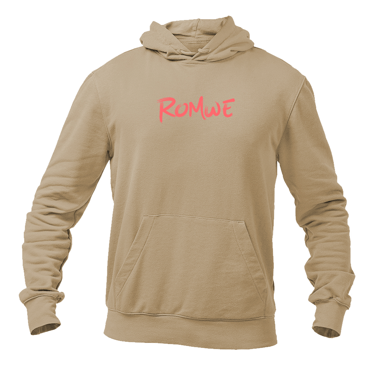 Men's Romwe Logo  Pullover Hoodie
