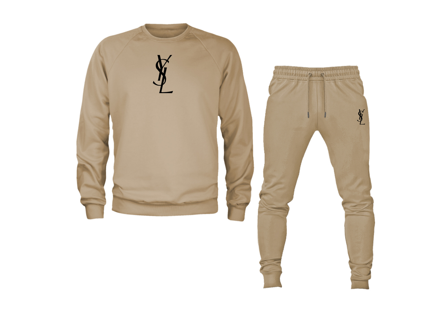 Men's YSL Crewneck Sweatshirt Joggers Suit