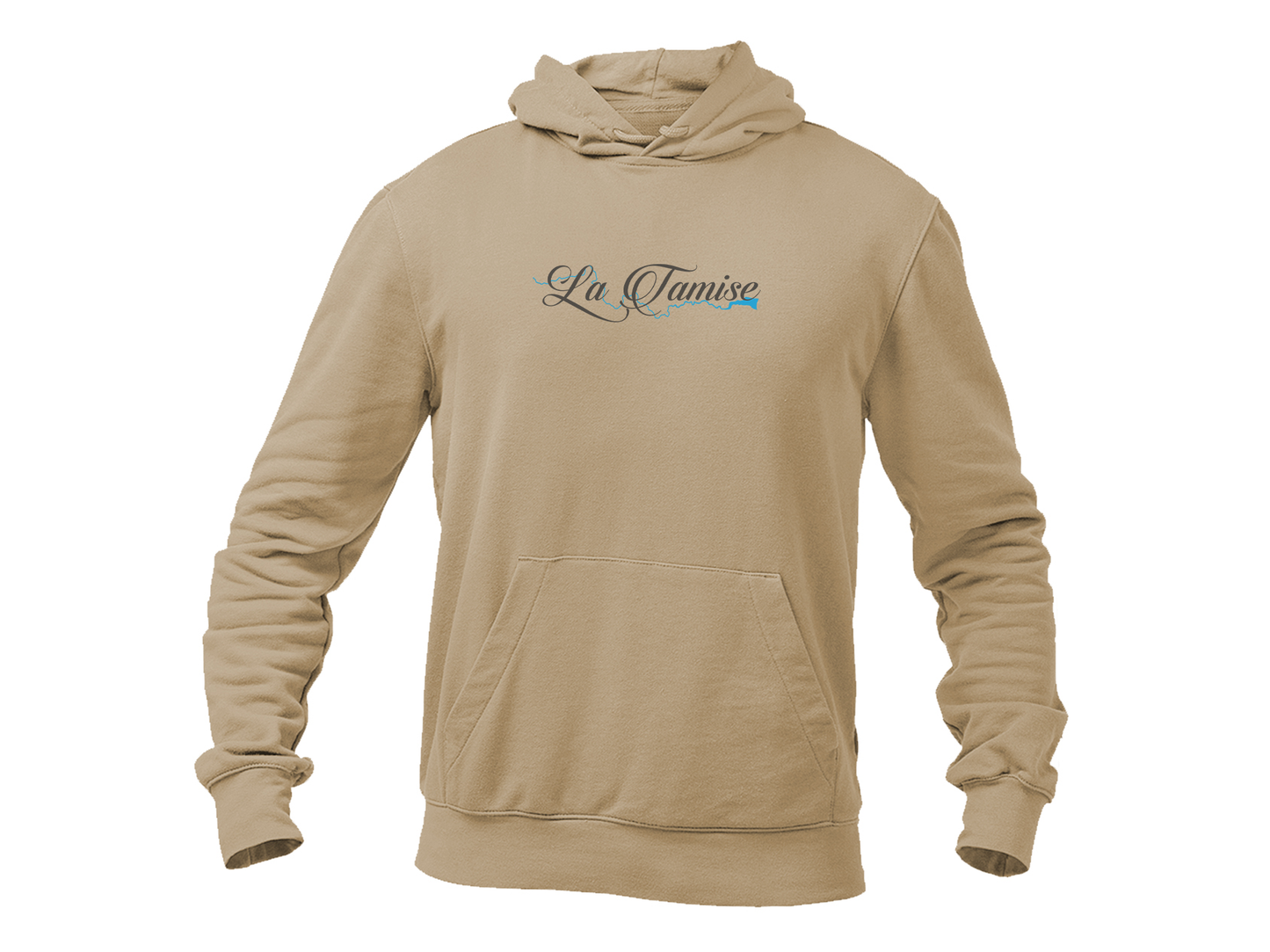 Men's La Tamise Logo Softstyle Midweight Hooded Sweatshirt