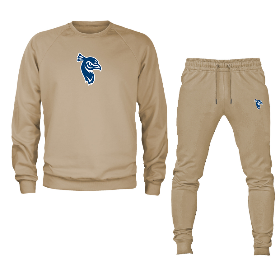Men's Saint Peters Peacocks Logo Crewneck Sweatshirt Joggers Suit