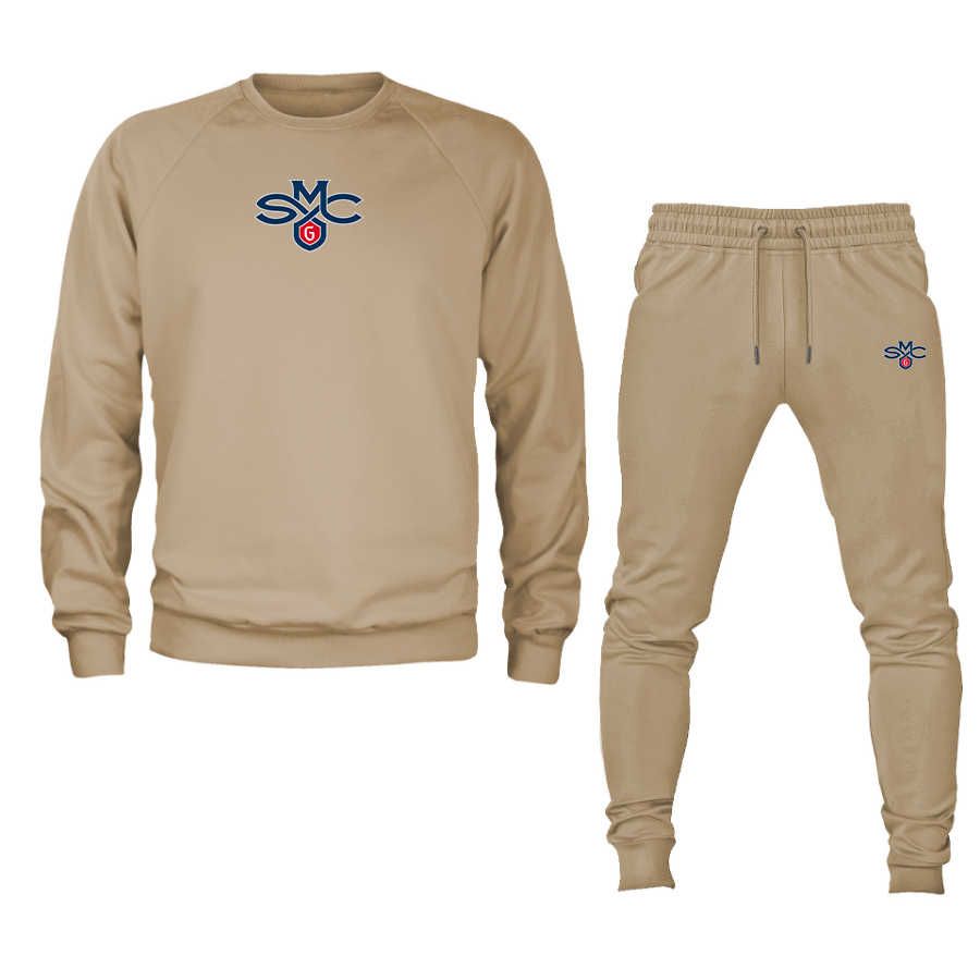 Men's Saint Marys Gaels Logo Crewneck Sweatshirt Joggers Suit