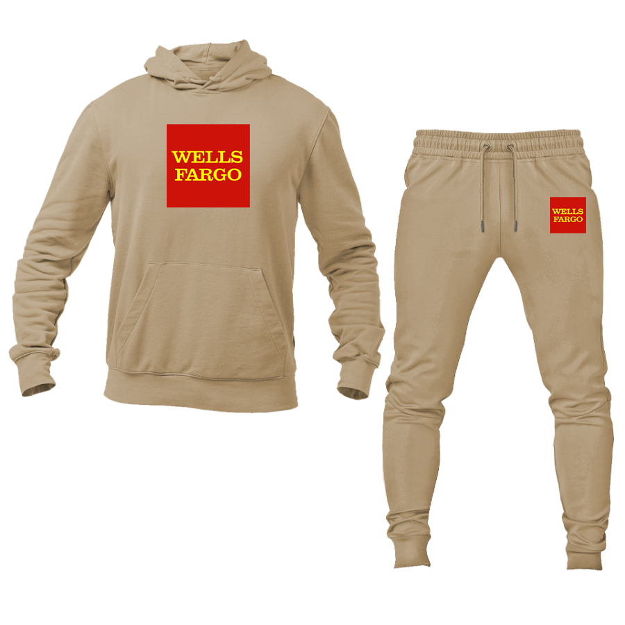 Men's Wells Fargo Logo Hoodie Joggers Set