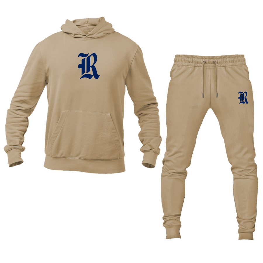 Men's Rice Owls Logo Hoodie Joggers Set