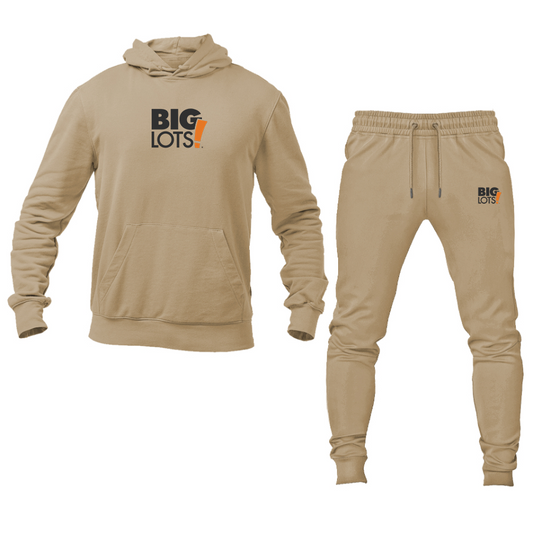 Men's Big Lots Logo  Hoodie Joggers Set