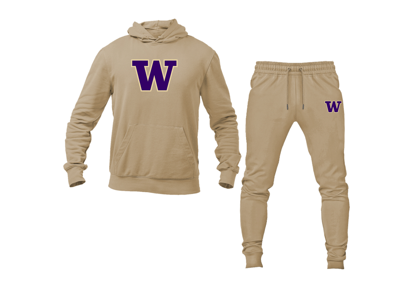 Men's Washington Huskies Hoodie Joggers Set