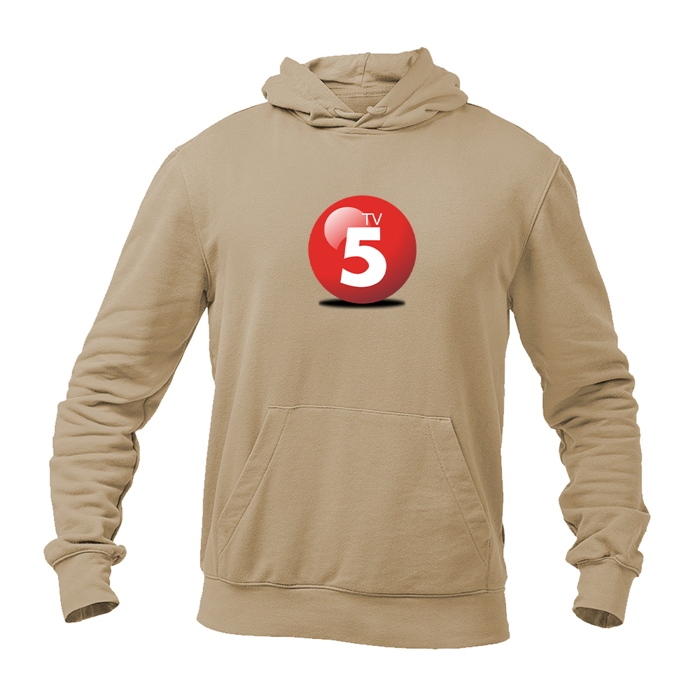 Men's ABC TV5 Logo Softstyle Midweight Hooded Sweatshirt