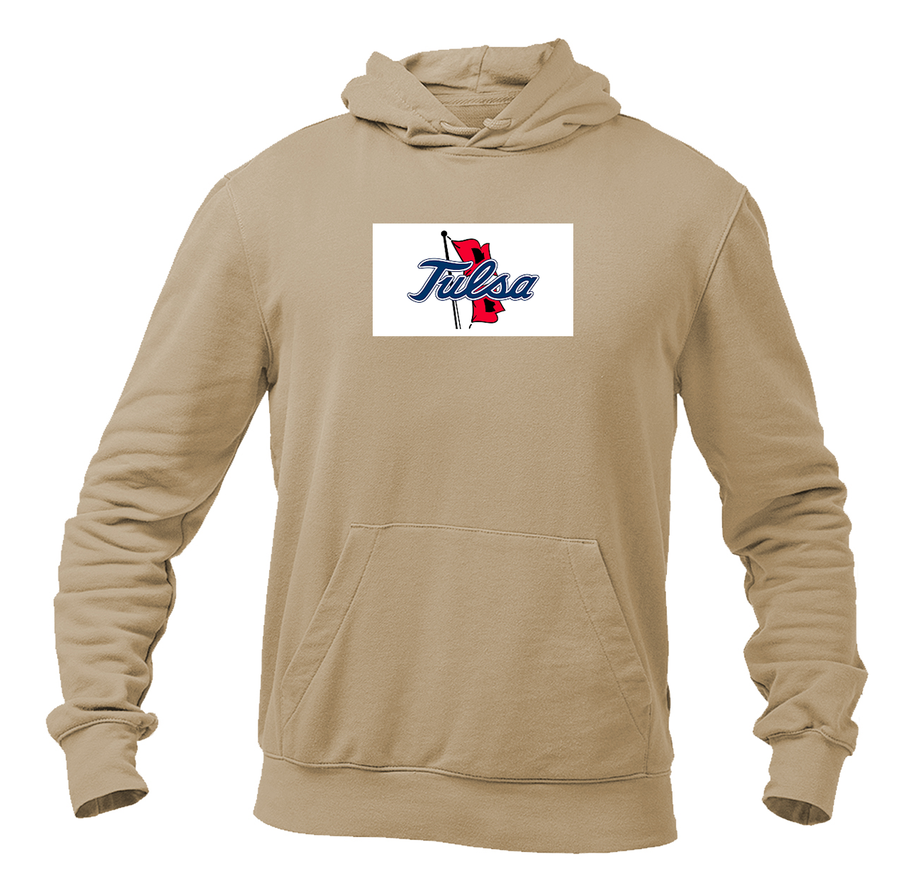 Men's Tulsa Golden Hurricane Logo  Pullover Hoodie