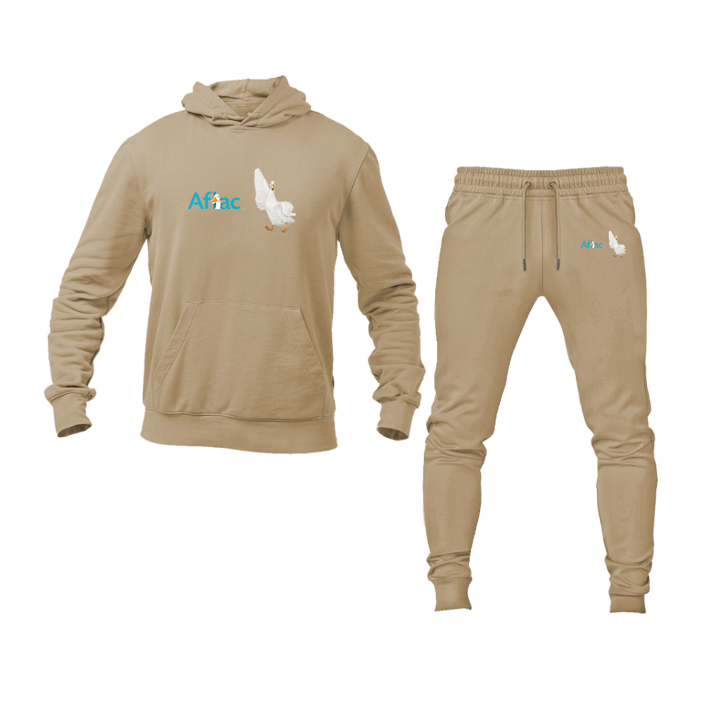 Men's Aflac Logo and Duck Hoodie Joggers Set