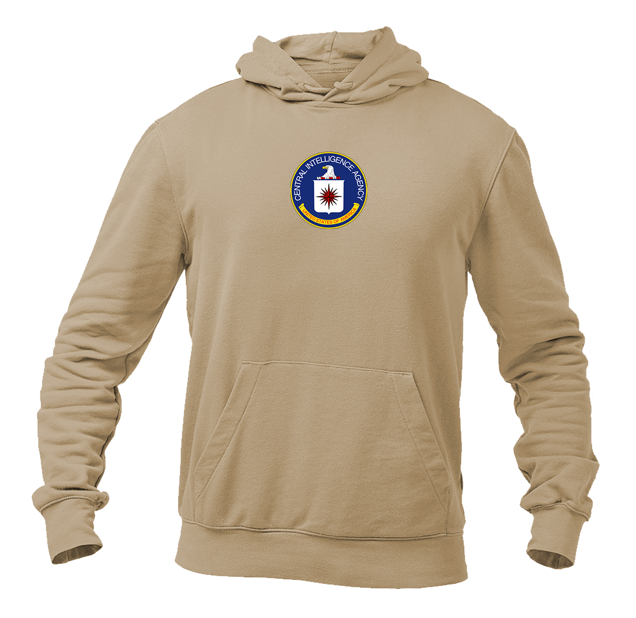 Men's CIA Logo  Pullover Hoodie
