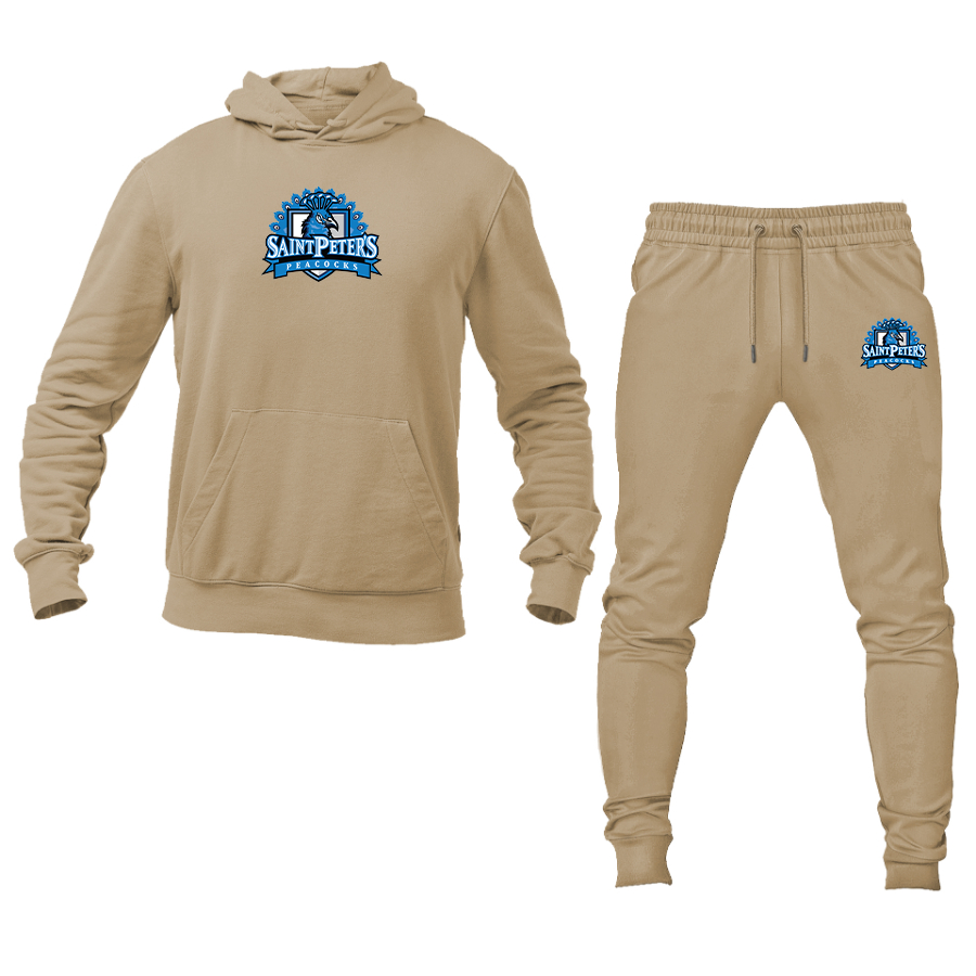 Men's Saint Peters Peacocks Logo Hoodie Joggers Set