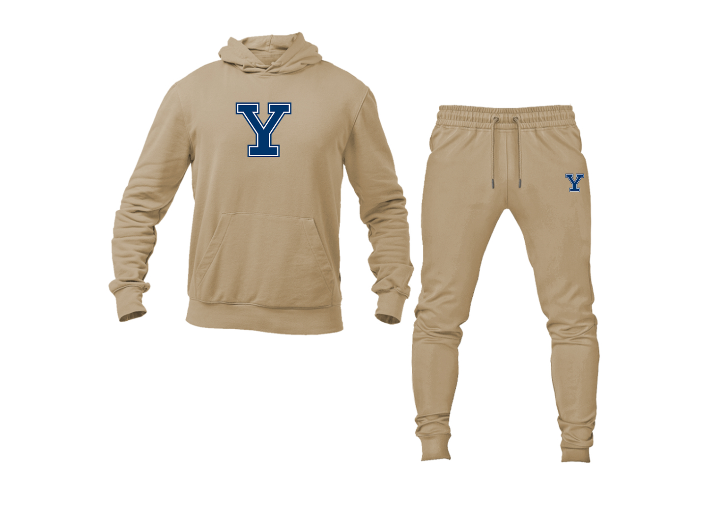 Men's Yale Bulldogs Hoodie Joggers Set
