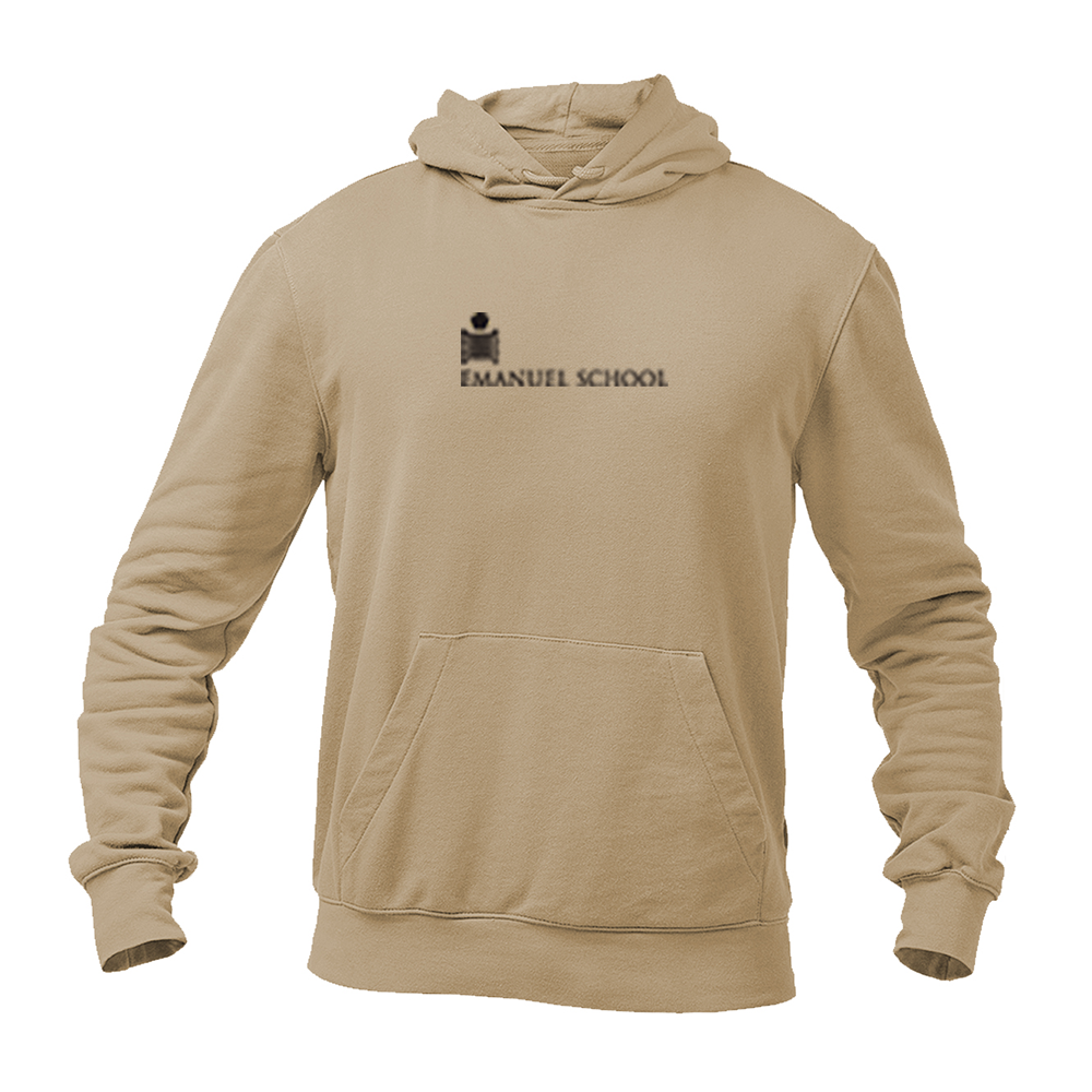 Men's Emanuel School Logo  Pullover Hoodie
